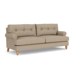 4 Seater Sofa - Natural - House Linen Mix - Talbot - The Cotswold Company - thumbnail 1