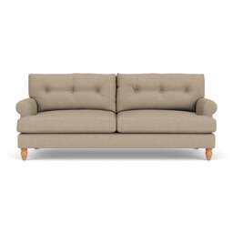 4 Seater Sofa - Natural - House Linen Mix - Talbot - The Cotswold Company - thumbnail 2