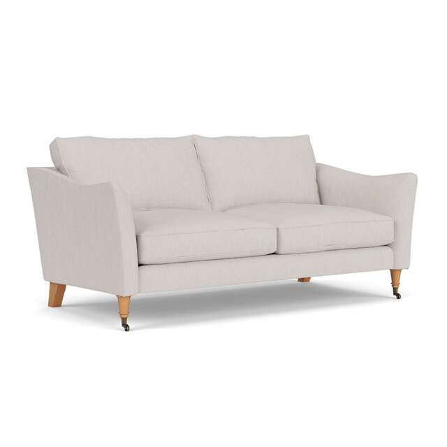 3 Seater Sofa - Soft White - Luxury Italian Linen - Robinson - The Cotswold Company - image 1