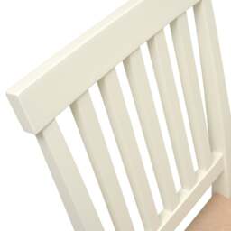 Wooden Seat Dining Chair - Chester Classic Cream - The Cotswold Company - thumbnail 6