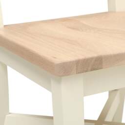 Wooden Seat Dining Chair - Chester Classic Cream - The Cotswold Company - thumbnail 7