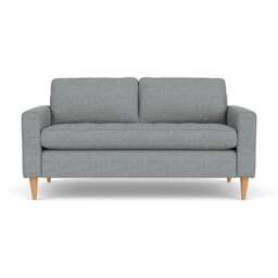 Large 2 Seater Sofa - Navy - Herringbone Weave - Saxon - The Cotswold Company - thumbnail 2