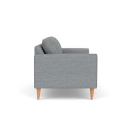 Large 2 Seater Sofa - Navy - Herringbone Weave - Saxon - The Cotswold Company - thumbnail 3