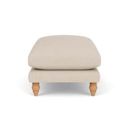 Foot Stool - Lily White - House Linen Mix - Emily - The Cotswold Company - thumbnail 3
