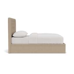 Calvert King Size Ottoman Storage Bed - Natural - House Linen Mix - The Cotswold Company - thumbnail 3