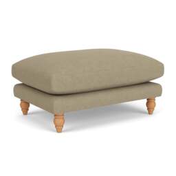 Foot Stool - Green Marl - House Weave - Emily - The Cotswold Company - thumbnail 1