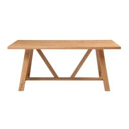 6 Seater Dining Table - Hilcot Natural Oak - The Cotswold Company - thumbnail 6