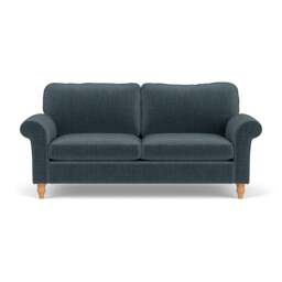 3 Seater Sofa - Teal - Eco Chenille - Hurley - The Cotswold Company - thumbnail 2