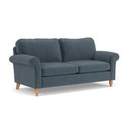 3 Seater Sofa - Teal - Eco Chenille - Hurley - The Cotswold Company