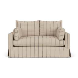 2 Seater Sofa - Charcoal - Compton Stripe - Ashton - The Cotswold Company - thumbnail 2