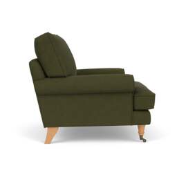 Armchair - Forest Green - House Linen Mix - Stewart - The Cotswold Company - thumbnail 3