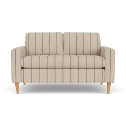 2 Seater Sofa - Charcoal - Compton Stripe - Saxon - The Cotswold Company - thumbnail 2
