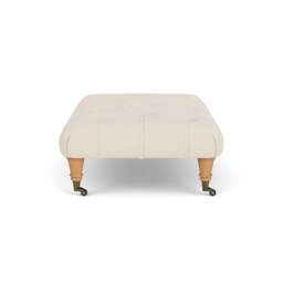 Foot Stool - Cream - House Weave - Amelia Small - The Cotswold Company - thumbnail 3