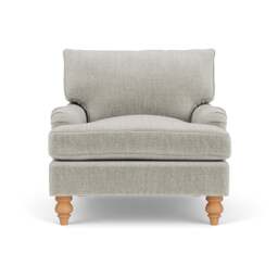 Armchair - Grey Mist - Eco Chenille - Morris - The Cotswold Company - thumbnail 2
