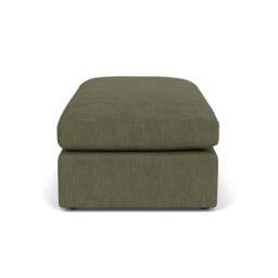 Foot Stool - Fern - Luxury Italian Linen - Clarke Large - The Cotswold Company - thumbnail 3