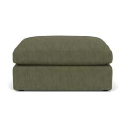 Foot Stool - Fern - Luxury Italian Linen - Clarke Large - The Cotswold Company - thumbnail 2
