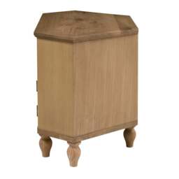 Elkstone Mellow Oak Large Corner TV Stand - The Cotswold Company - thumbnail 4