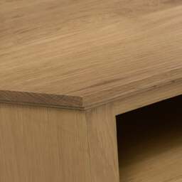 Elkstone Mellow Oak Large Corner TV Stand - The Cotswold Company - thumbnail 5