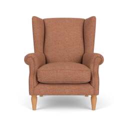 Armchair - Brick - Herringbone Weave - Alice - The Cotswold Company - thumbnail 2