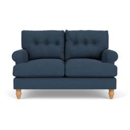 2 Seater Sofa - Indigo - House Linen Mix - Talbot - The Cotswold Company - thumbnail 2