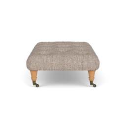 Foot Stool - Natural Mix - Textured Weave - Amelia Small - The Cotswold Company - thumbnail 3