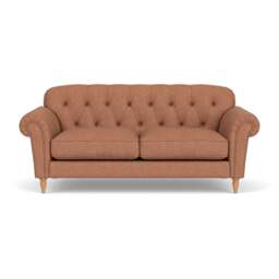 3 Seater Sofa - Brick - Herringbone Weave - Chapman - The Cotswold Company - thumbnail 2