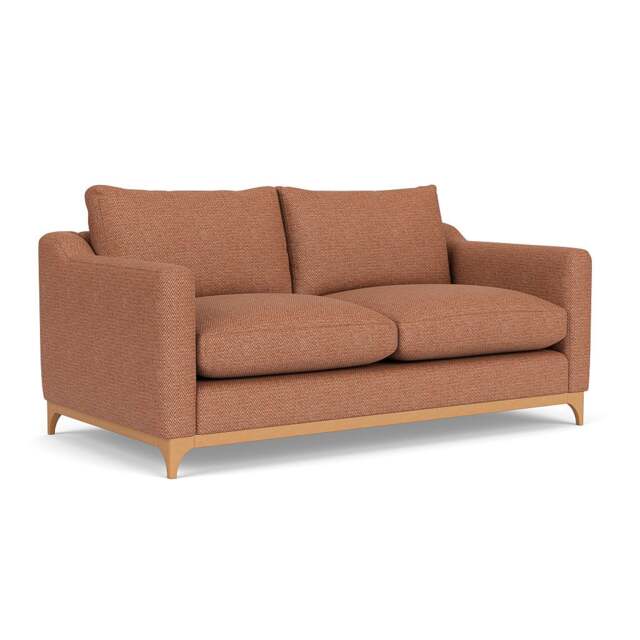 4 Seater Sofa - Brick - Herringbone Weave - Watson - The Cotswold Company - image 1