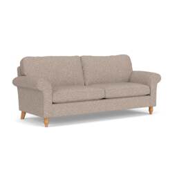 Hurley 4 Seater - Natural Mix - Textured Weave - The Cotswold Company