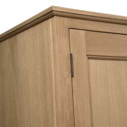 Elkstone Mellow Oak Double Wardrobe - The Cotswold Company - thumbnail 7