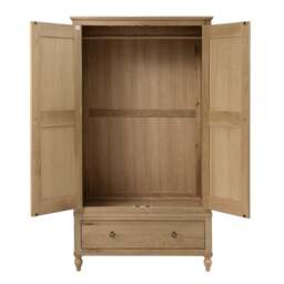 Elkstone Mellow Oak Double Wardrobe - The Cotswold Company - thumbnail 5