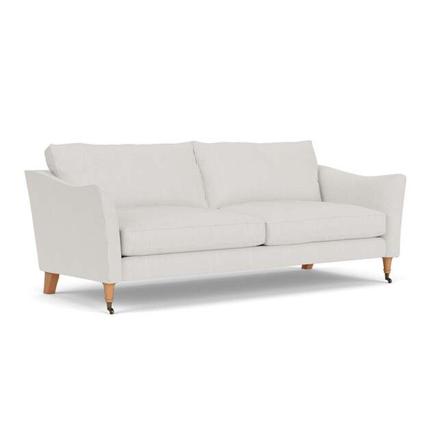 4 Seater Sofa - Grey - Broadway Stripe - Robinson - The Cotswold Company - image 1