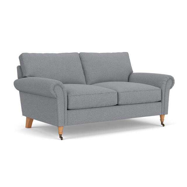 Large 2 Seater Sofa - Blue Marl - House Weave - Osbourne - The Cotswold Company - image 1