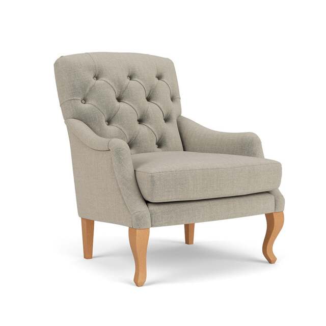 Armchair - Natural - Eco Chenille - Olivia - The Cotswold Company - image 1