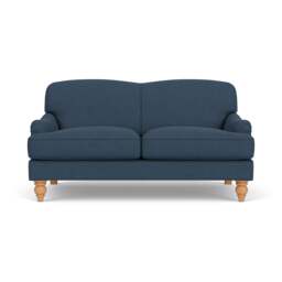 Large 2 Seater Sofa - Indigo - House Linen Mix - Ashbee - The Cotswold Company - thumbnail 2