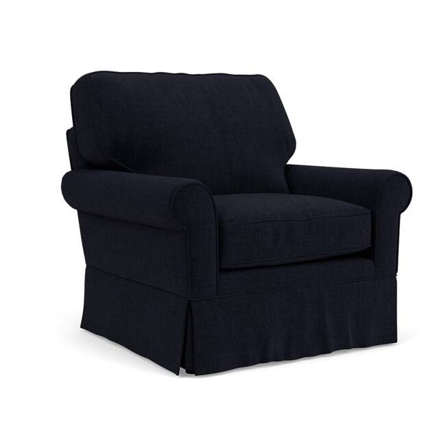 Dawson Armchair - Ink - Eco Chenille - The Cotswold Company - image 1