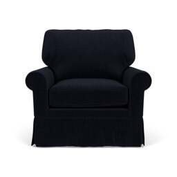 Dawson Armchair - Ink - Eco Chenille - The Cotswold Company - thumbnail 2