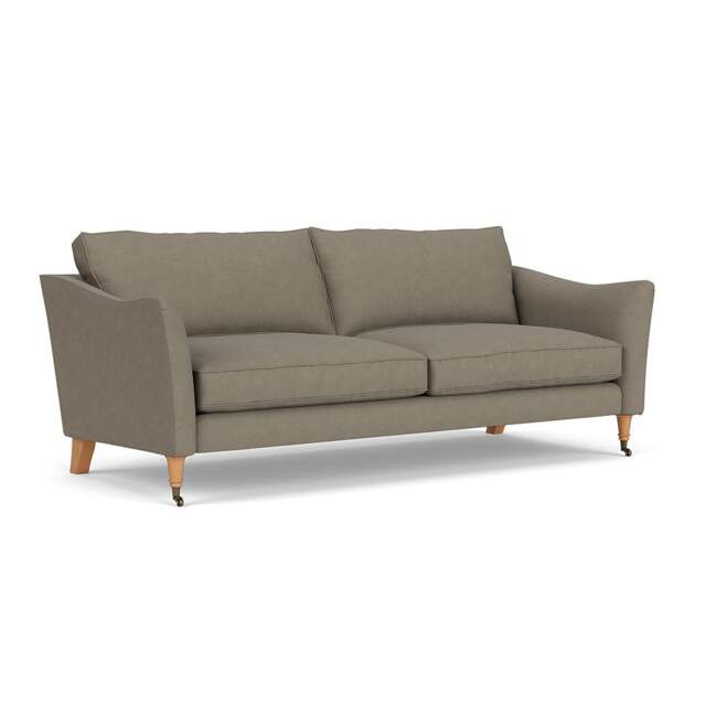 4 Seater Sofa - Mid Grey - House Linen Mix - Robinson - The Cotswold Company - image 1