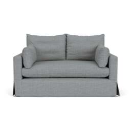 2 Seater Sofa - Navy - Herringbone Weave - Ashton - The Cotswold Company - thumbnail 2