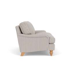 Large 2 Seater Sofa - Indigo - Kingham Stripe - Morris - The Cotswold Company - thumbnail 3