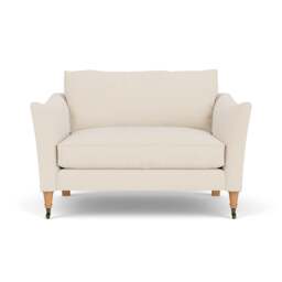 Robinson Love Seat - Cream - House Weave - The Cotswold Company - thumbnail 2