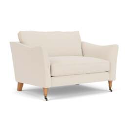 Robinson Love Seat - Cream - House Weave - The Cotswold Company