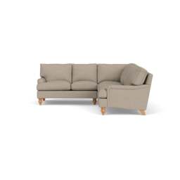 Morris Corner Sofa - Natural - Herringbone Weave - The Cotswold Company - thumbnail 2