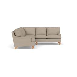 Morris Corner Sofa - Natural - Herringbone Weave - The Cotswold Company - thumbnail 3