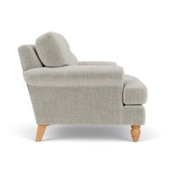 Armchair - Grey Mist - Eco Chenille - Talbot - The Cotswold Company - thumbnail 3