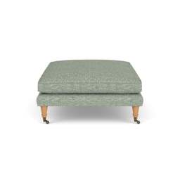 Foot Stool - Lake - Herringbone Weave - Taylor - The Cotswold Company - thumbnail 3