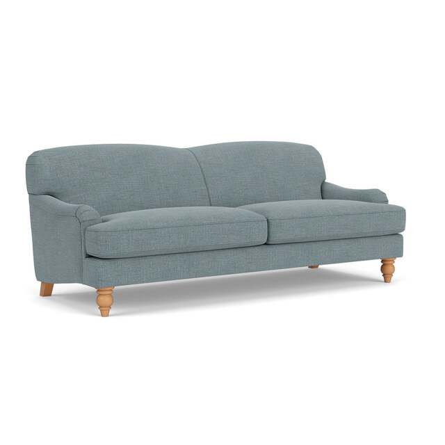 4 Seater Sofa - Teal Marl - Rustic Weave - Ashbee - The Cotswold Company - image 1