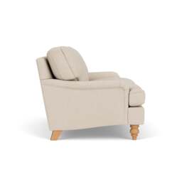 2 Seater Sofa - Lily White - House Linen Mix - Morris - The Cotswold Company - thumbnail 3