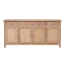 Inglesham Whitewash Oak Extra Large Sideboard - The Cotswold Company - thumbnail 5