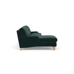 Morris Chaise Large Left Hand - Lake - Matt Velvet - The Cotswold Company - thumbnail 3