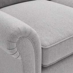 Osbourne Armchair - Grey marl - Rustic Weave - The Cotswold Company - thumbnail 5